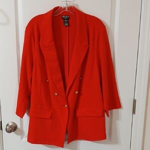Soho Apparel Women's Bold Red Blazer